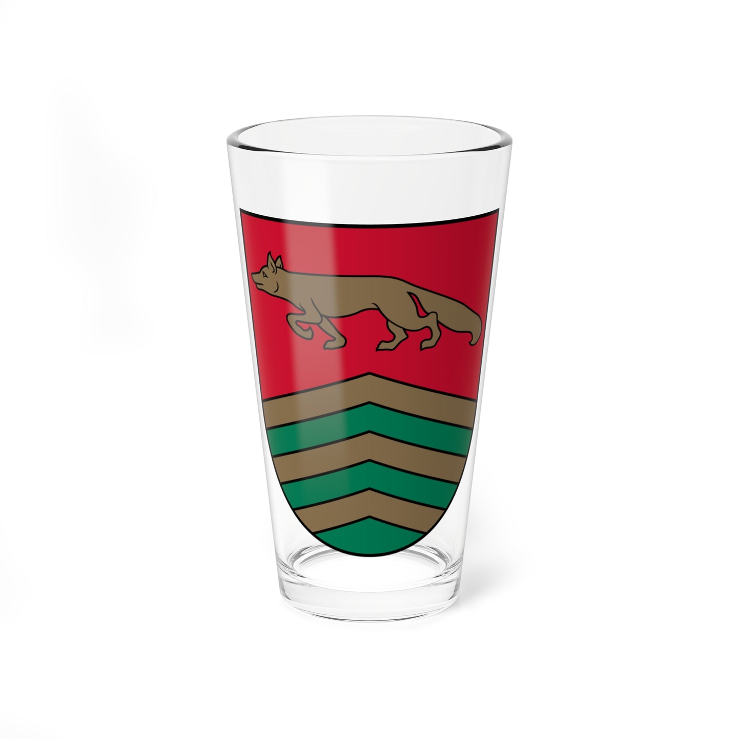 Varakļānu novads COA (Latvia) (Coat of Arms) Pint Glass 16oz