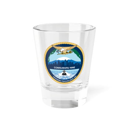 COMSUBGRU 9 Commander Submarine Group 9 (U.S. Navy) Shot Glass 1.5oz