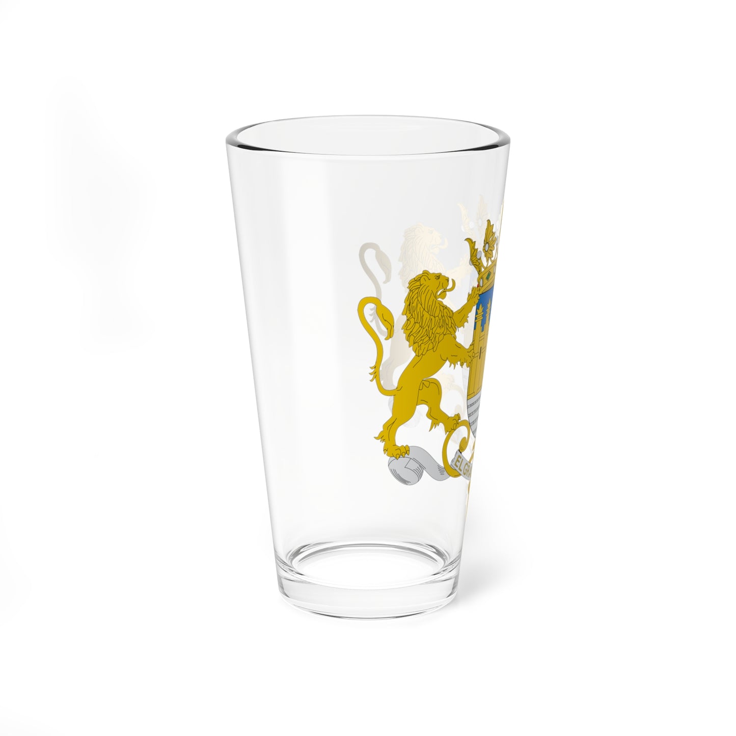 Escudo de El Grado (Spain) (Coat of Arms) Pint Glass 16oz