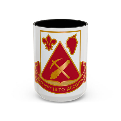 231 Engineer Combat Battalion (U.S. Army) Accent Coffee Mug