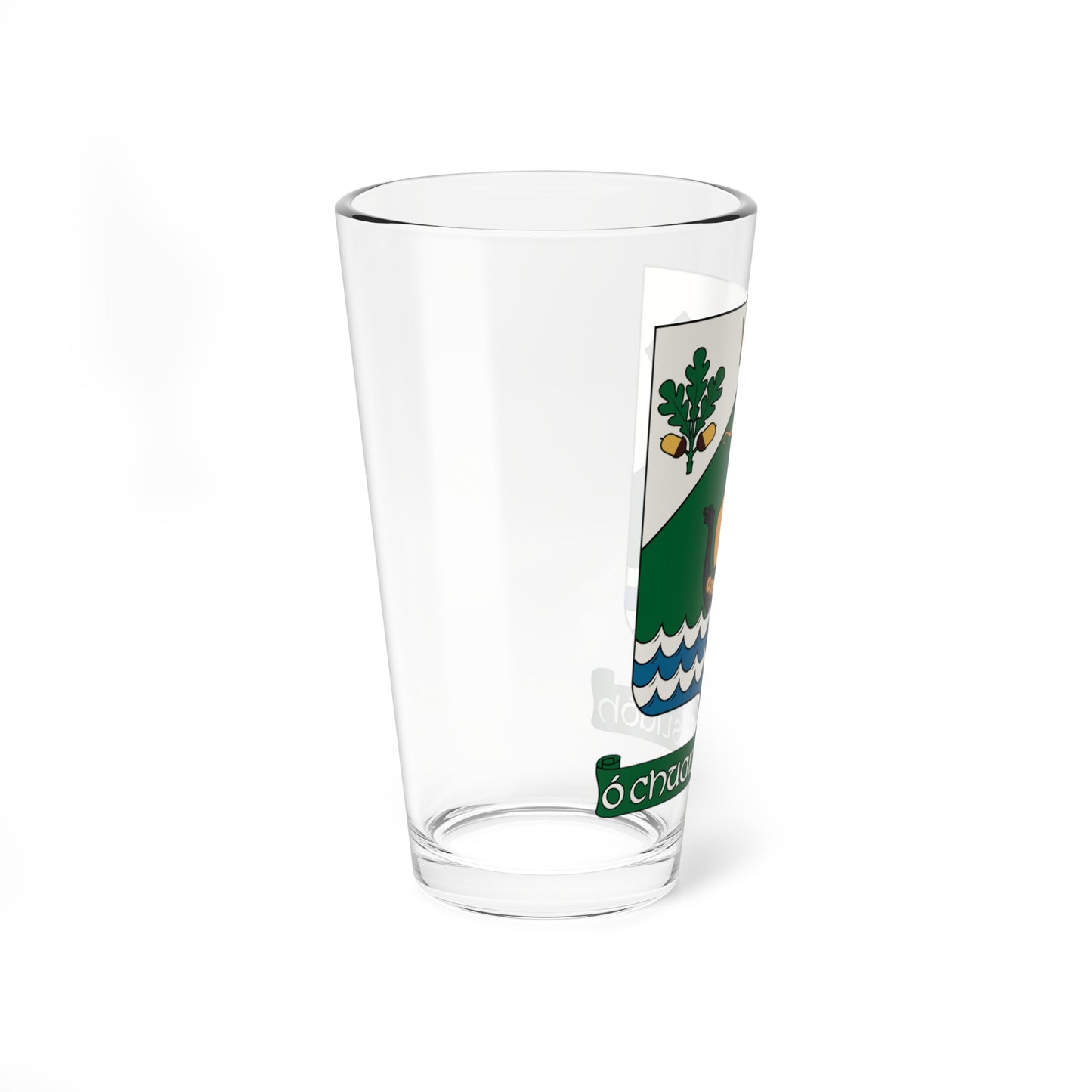 Dún Laoghaire-Rathdown COA (Ireland) (Coat of Arms) Pint Glass 16oz