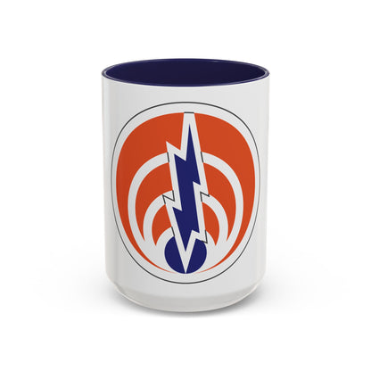 1st Signal Command (U.S. Army) Accent Coffee Mug