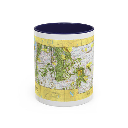 USA - Northwest 1 (1973) (Map) Accent Coffee Mug