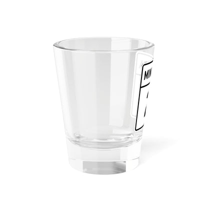 MN-21 1948 (Minnesota) (Road Sign) Shot Glass 1.5oz