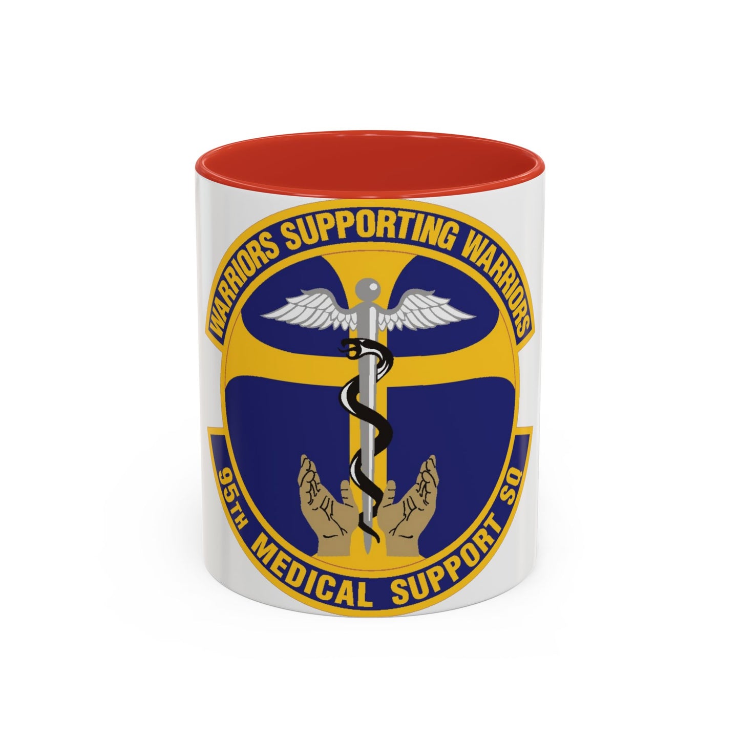 95th Medical Support Squadron (U.S. Air Force) Accent Coffee Mug