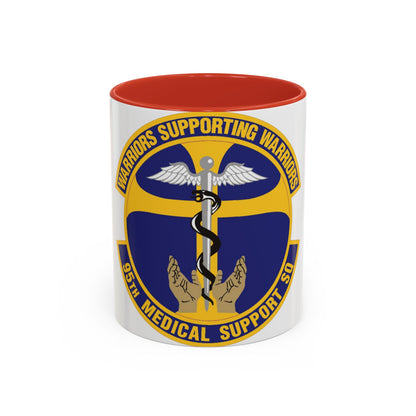 95th Medical Support Squadron (U.S. Air Force) Accent Coffee Mug