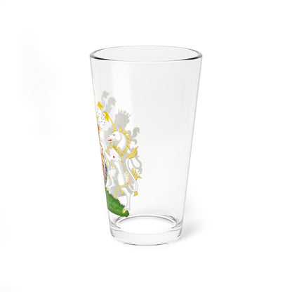 Coat of Arms of William Duke of Cambridge (United Kingdom) (Coat of Arms) Pint Glass 16oz