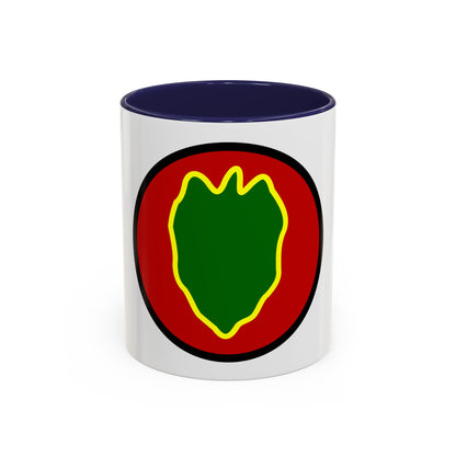 24 Infantry Division SSI (U.S. Army) Accent Coffee Mug