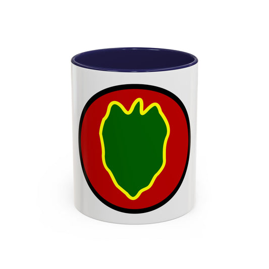24 Infantry Division SSI (U.S. Army) Accent Coffee Mug