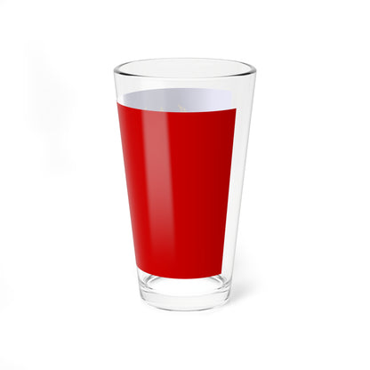 Proposed PRC national flags 012 (China) Pint Glass 16oz