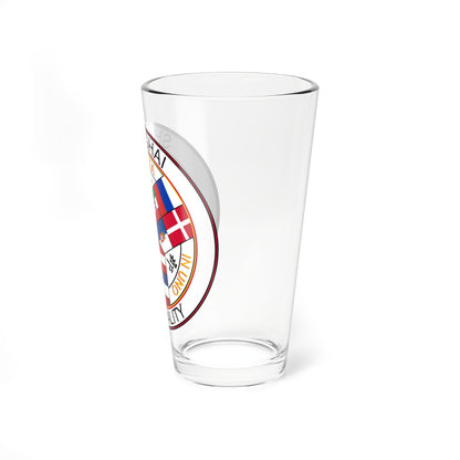Seal of the Shanghai International Settlement (China) (Coat of Arms) Pint Glass 16oz