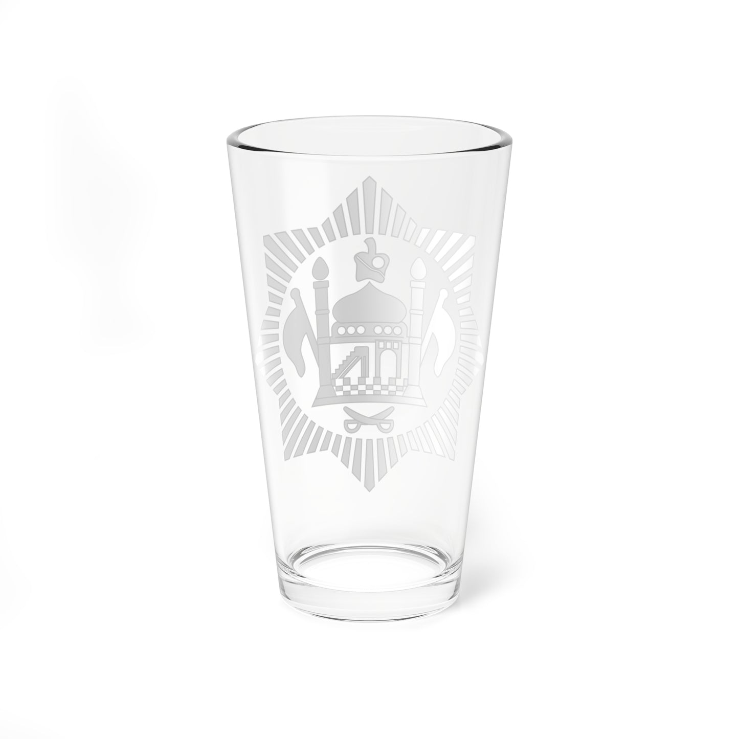 Emblem of Afghanistan 1919-1926 (Afghanistan) (Coat of Arms) Pint Glass 16oz