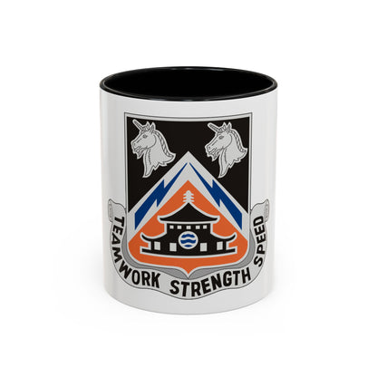 43 Signal Battalion (U.S. Army) Accent Coffee Mug