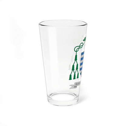 Escudo de Edmilson Tadeu Canavarros dos Santos (Spain) (Coat of Arms) Pint Glass 16oz