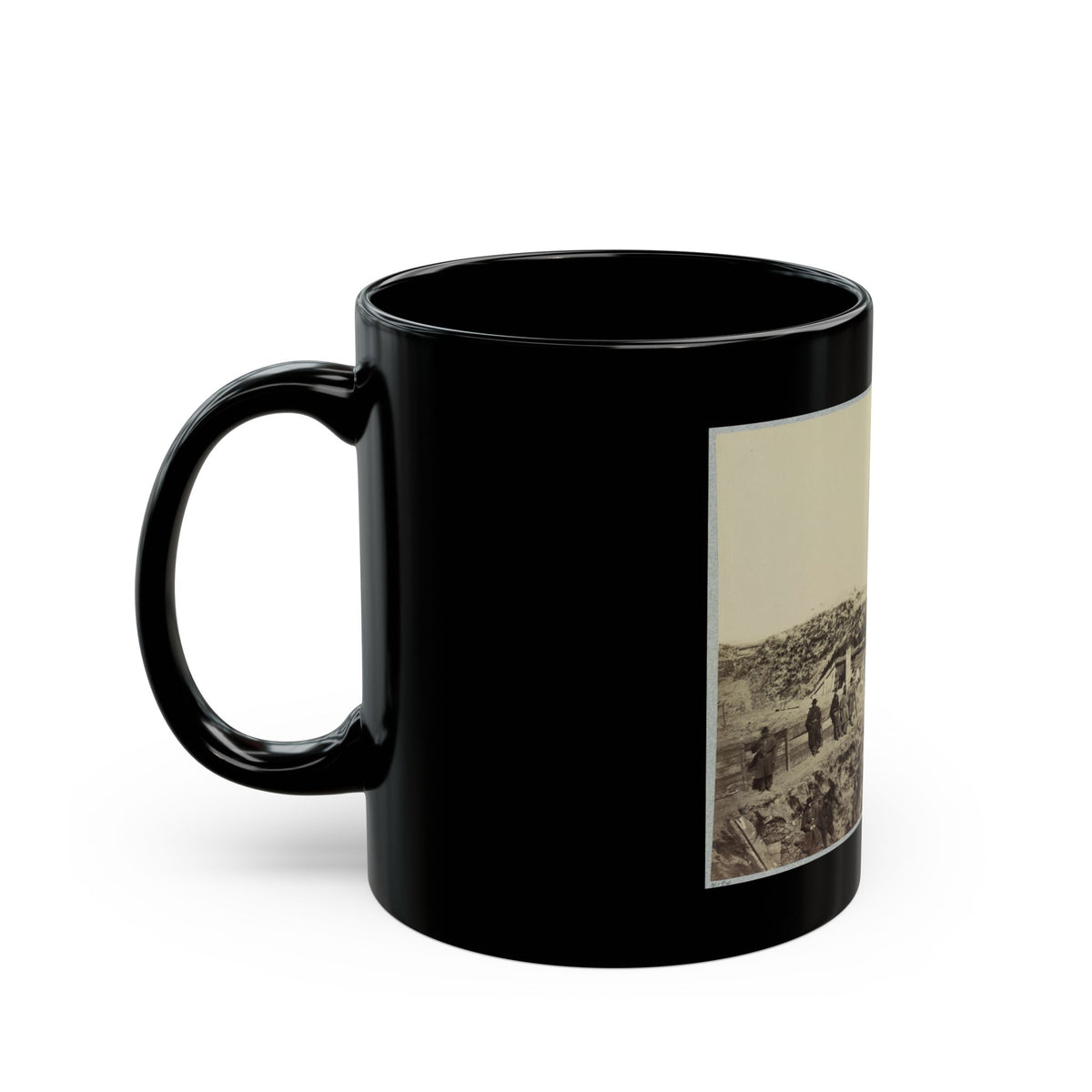 The Pulpit , Fort Fisher, N.C. (U.S. Civil War) Black Coffee Mug