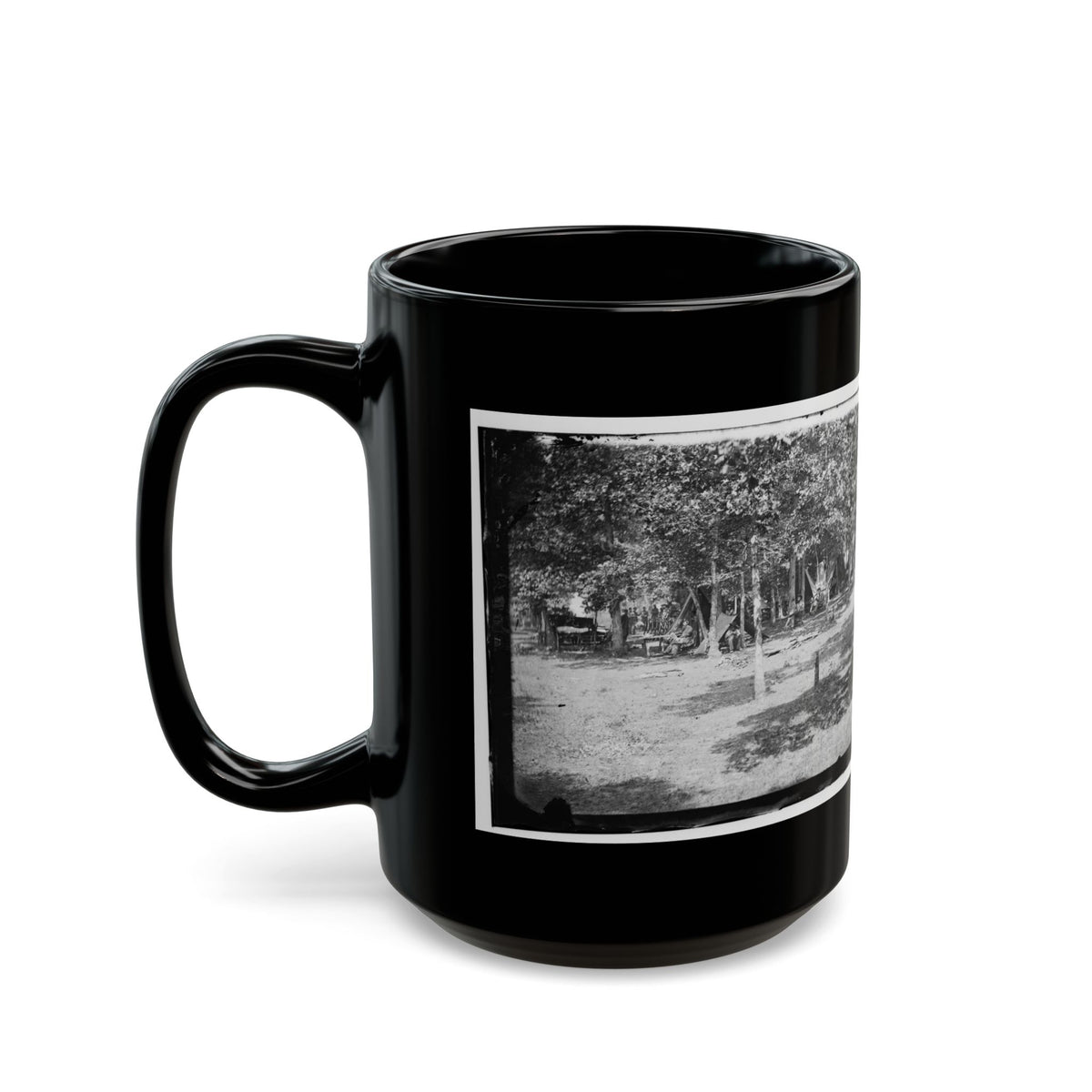 Bealeton, Virginia. View Of Camp Of 93d New York Volunteers (U.S. Civil War) Black Coffee Mug