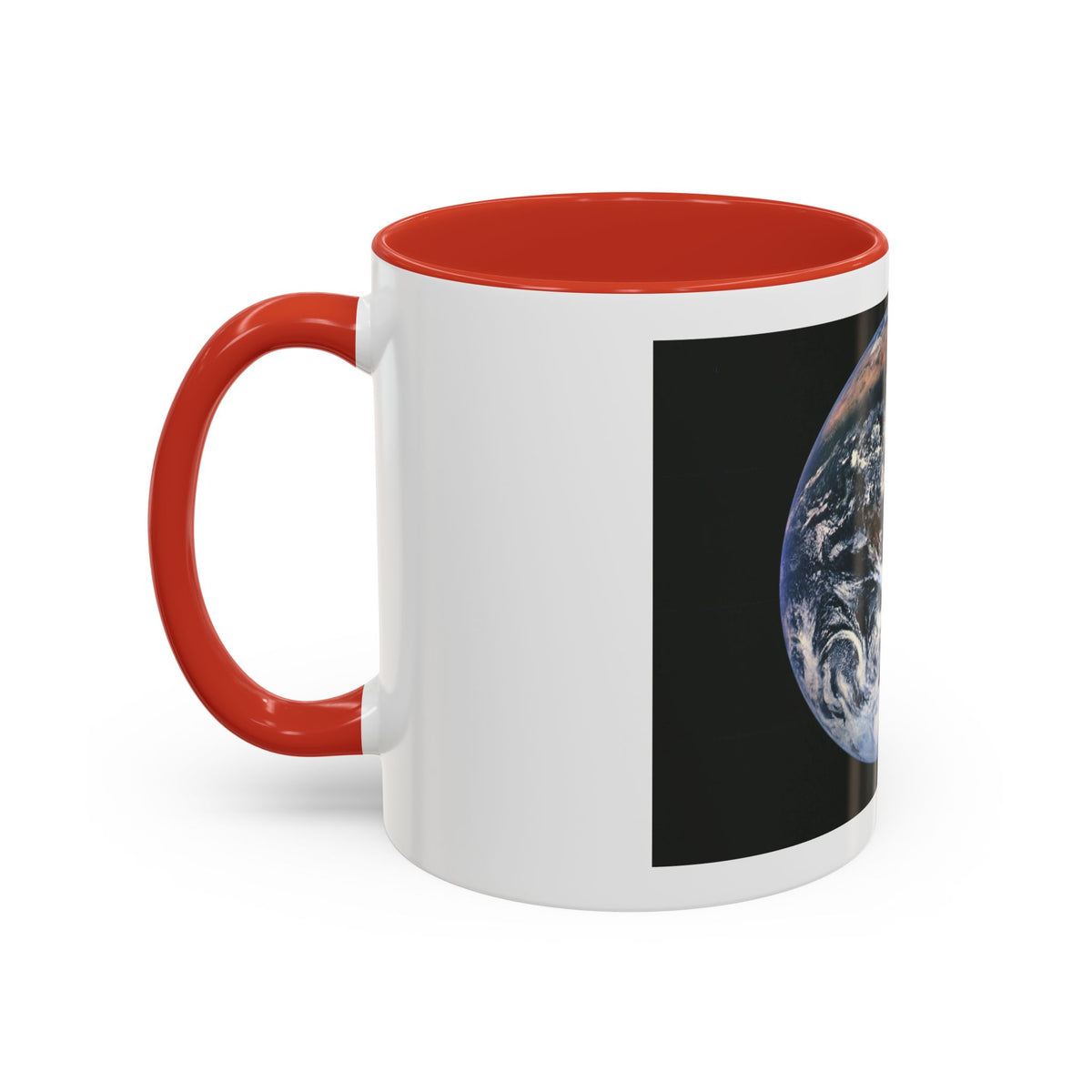 Space - Earth from Space (1973) (Map) Accent Coffee Mug