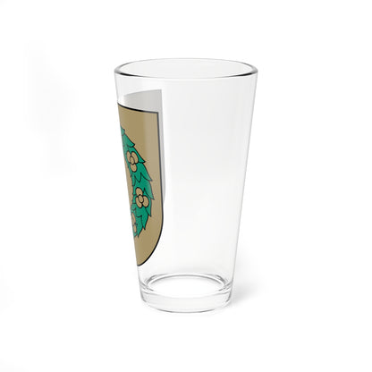 Talsu rajona ģerbonis (Latvia) (Coat of Arms) Pint Glass 16oz