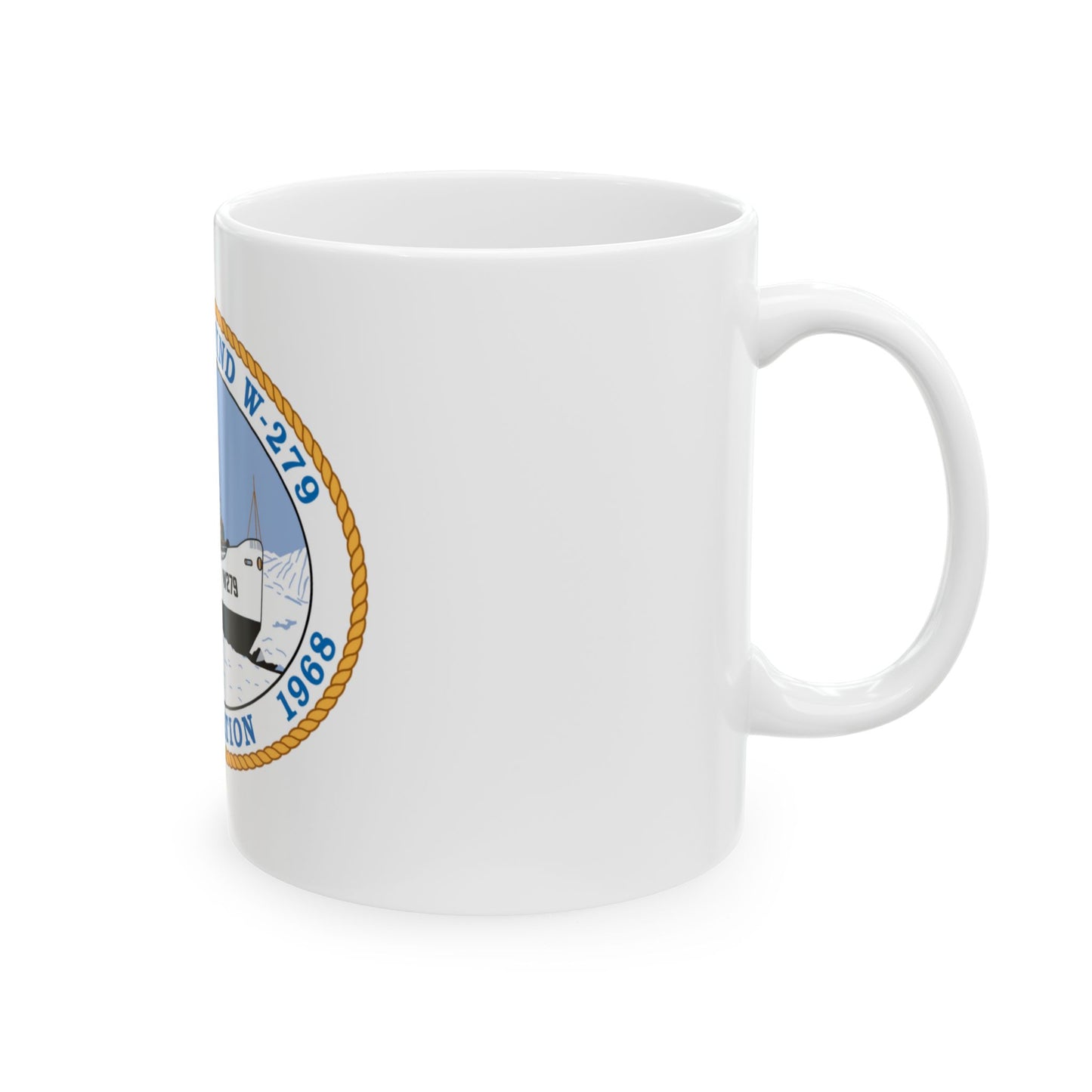 USCG Eastwind W 279 (U.S. Coast Guard) White Coffee Mug