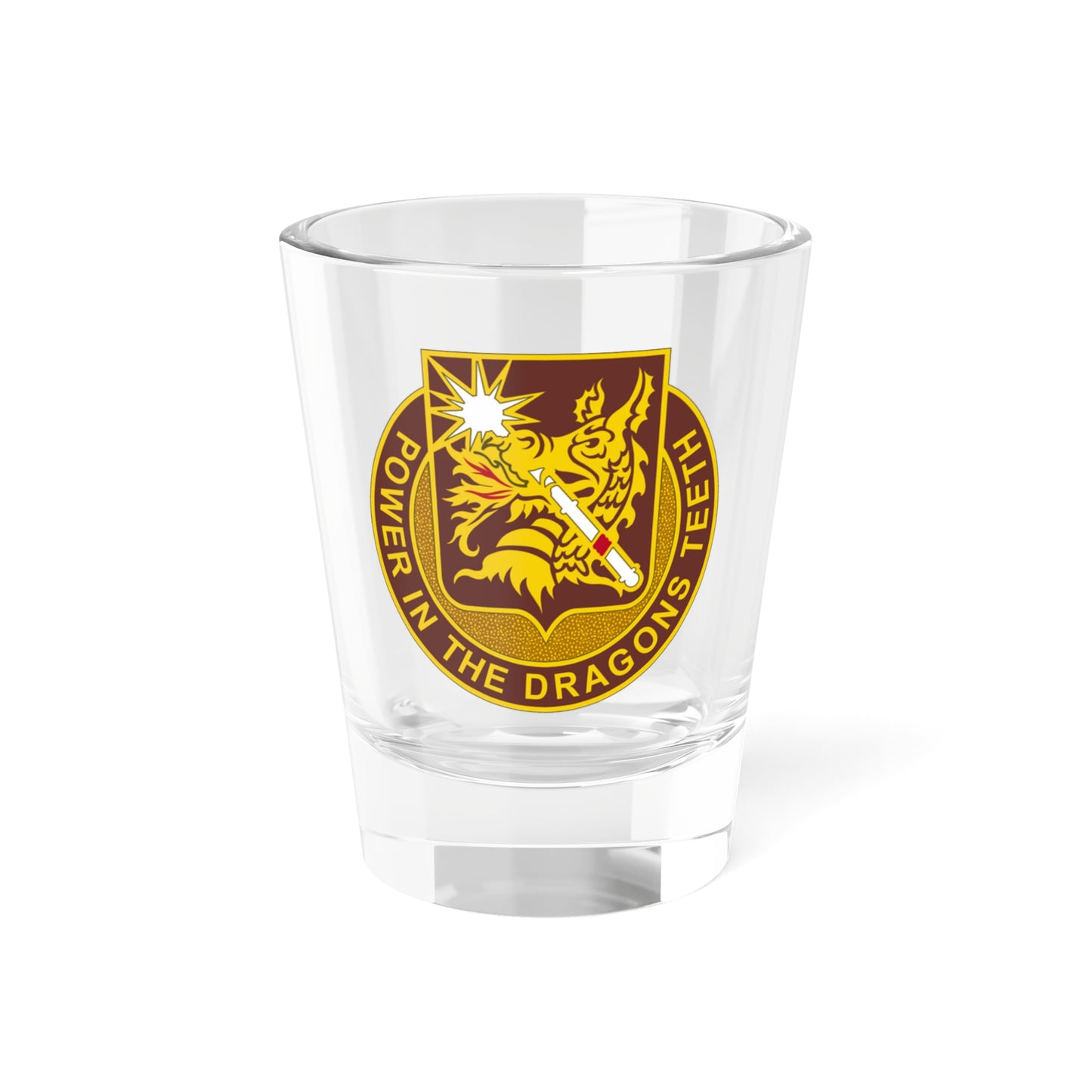 Verre à liqueur du bataillon médical 425 (armée américaine) 1,5 oz