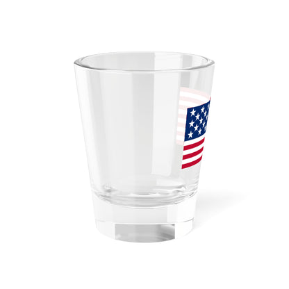 U.S. 13-star boat flag 1912-1916 (United States) Shot Glass 1.5oz