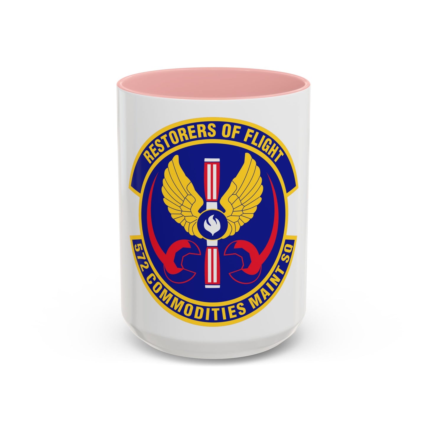 572d Commodities Maintenance Squadron (U.S. Air Force) Accent Coffee Mug
