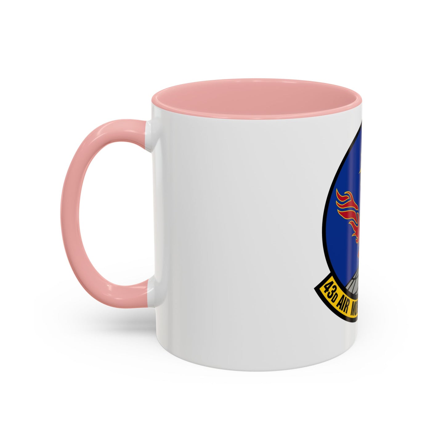 43 Air Mobility Squadron AMC (U.S. Air Force) Accent Coffee Mug