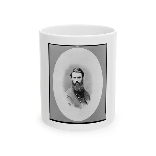 J.M. Schoonmaker, Half-Length Portrait, Facing Front, In Union Uniform (U.S. Civil War) White Coffee Mug