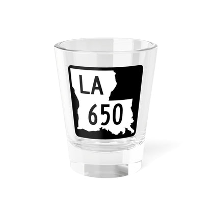Louisiana 650 2008 (Louisiana) (Road Sign) Shot Glass 1.5oz