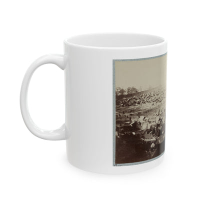 Andersonville Prison, Ga., August 17, 1864. North-West View Of Stockade (U.S. Civil War) White Coffee Mug