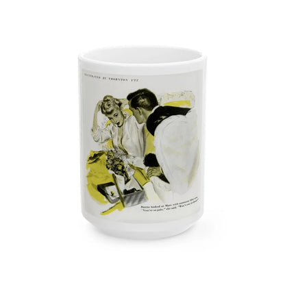 Dottie Looked At Marv, 1948 - White Coffee Mug-15oz-Go Mug Yourself