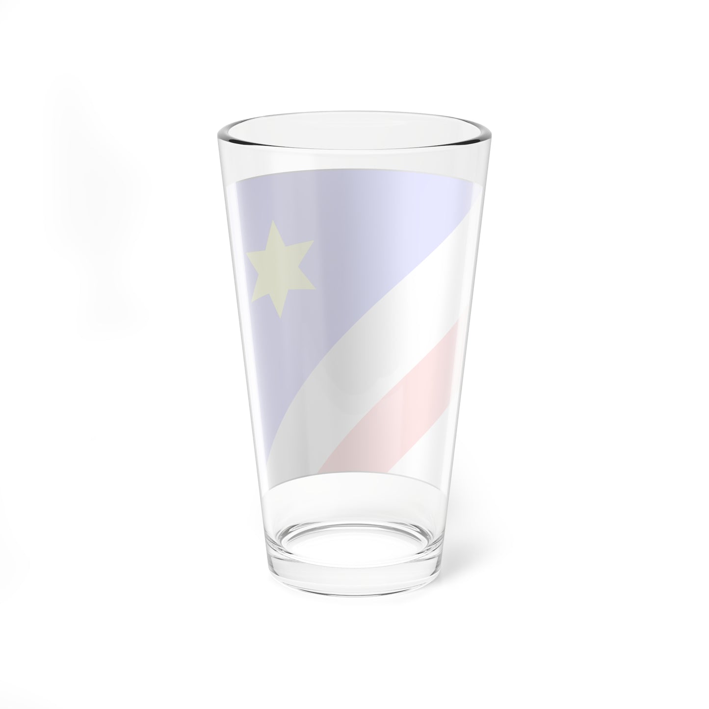 Flag of Zollikon Switzerland - Pint Glass 16oz