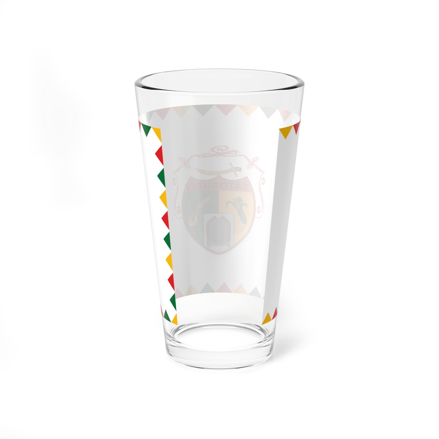 Flag of Satorhely (Hungary) Pint Glass 16oz