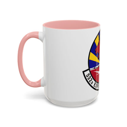 532d Expeditionary Security Forces Squadron (U.S. Air Force) Accent Coffee Mug