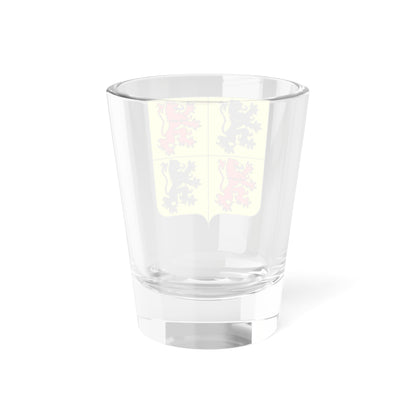 Héraldique Province BE Hainaut (Belgium) (Coat of Arms) Shot Glass 1.5oz