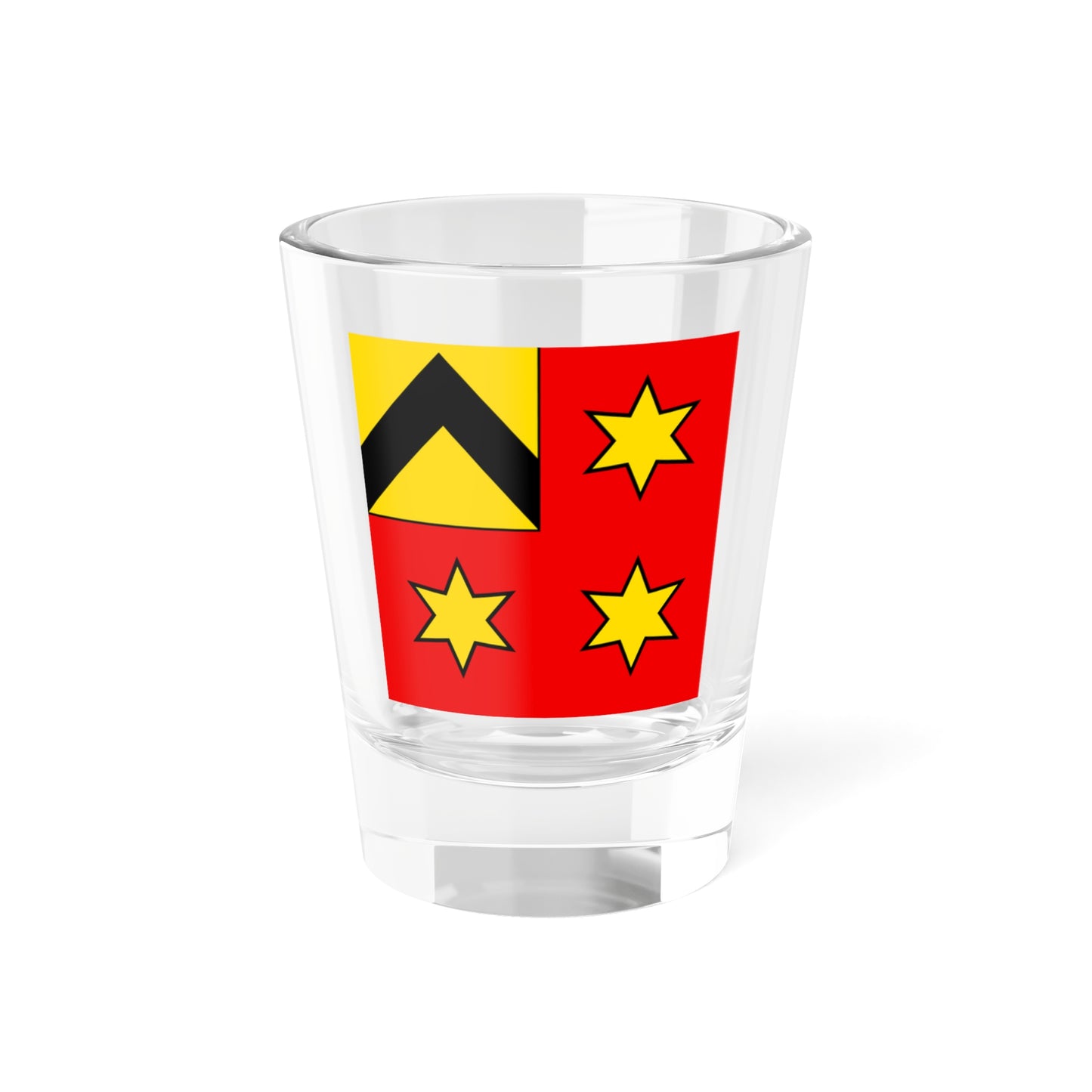 CHE Rufenacht BE Flag (Switzerland) Shot Glass 1.5oz