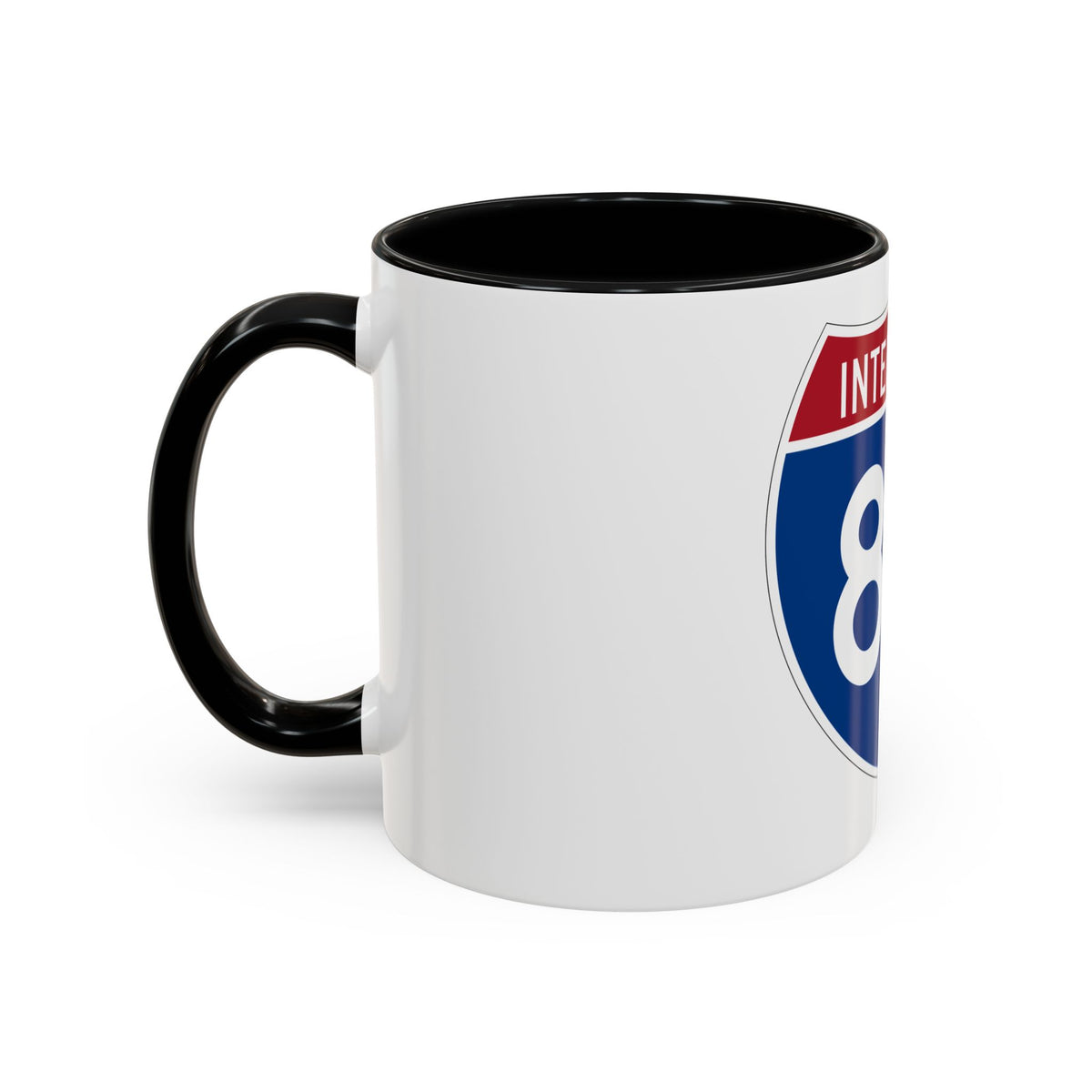 Interstate 80 (U.S. Highways) Accent Coffee Mug