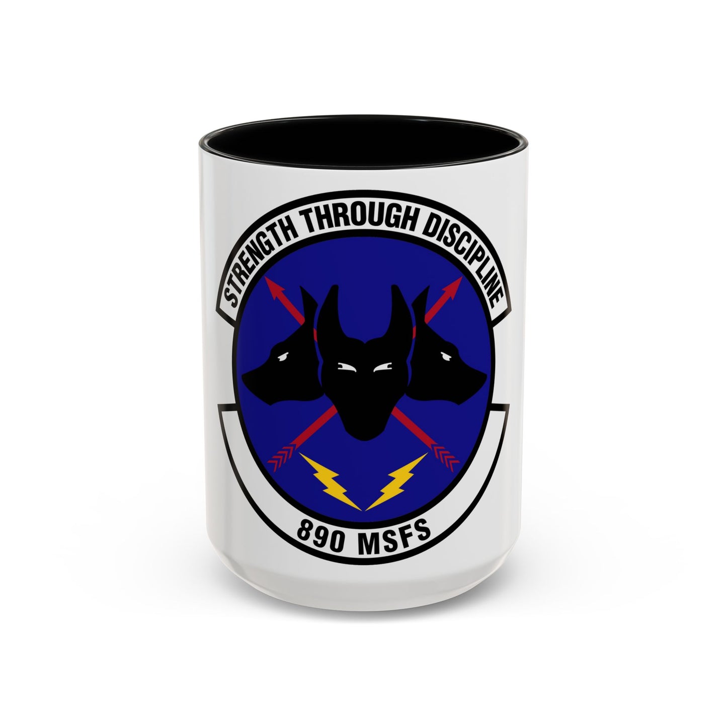 890 Missile Security Forces Squadron AFGSC (U.S. Air Force) Accent Coffee Mug