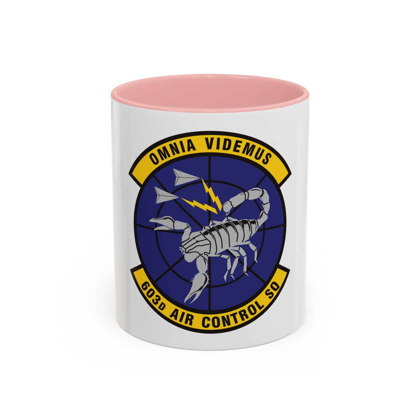 603d Air Control Squadron (U.S. Air Force) Accent Coffee Mug