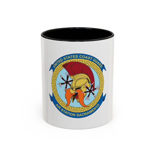 USCG AS Sacramento CA (U.S. Coast Guard) Accent Coffee Mug