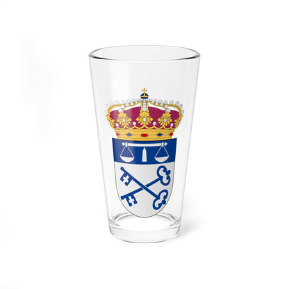 Luleå tingsrätt vapen (Sweden) (Coat of Arms) Pint Glass 16oz