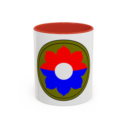 9th Infantry Division patch (U.S. Army) Accent Coffee Mug