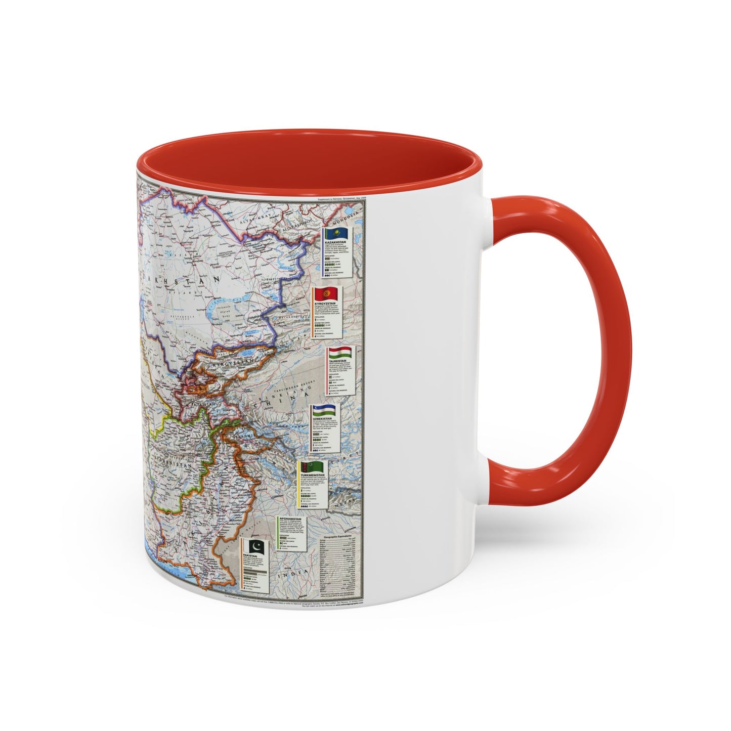 Caspian Region- Promise and Peril (1999) (Map) Accent Coffee Mug