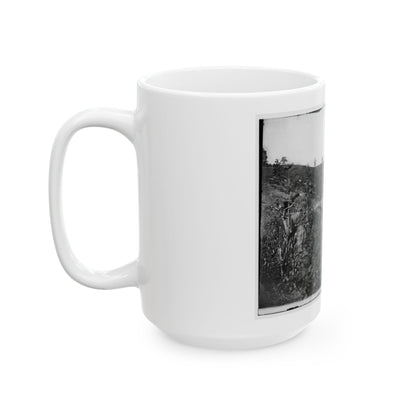 Antietam, Maryland. Antietam Bridge, Looking Down Stream (U.S. Civil War) White Coffee Mug