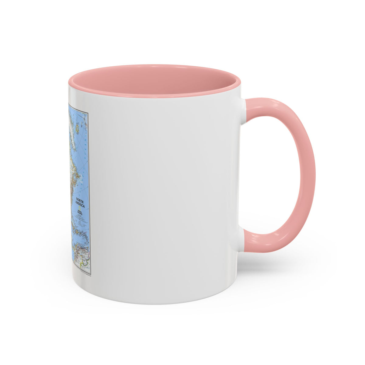North America (2005) (Map) Accent Coffee Mug