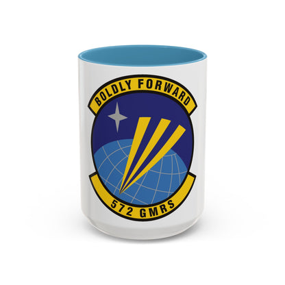 572d Global Mobility Readiness Squadron (U.S. Air Force) Accent Coffee Mug