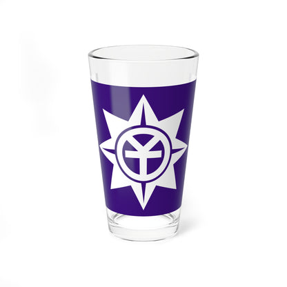 Flag of Okayama Okayama (Japan) Pint Glass 16oz