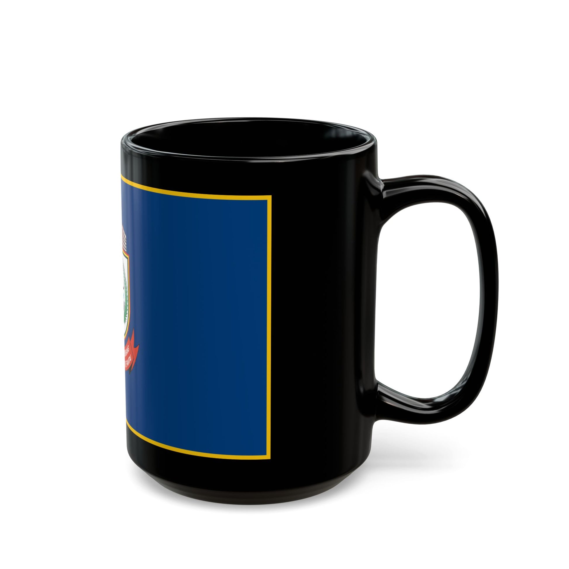 Flag of City of Makassar Indonesia - Black Coffee Mug-Go Mug Yourself