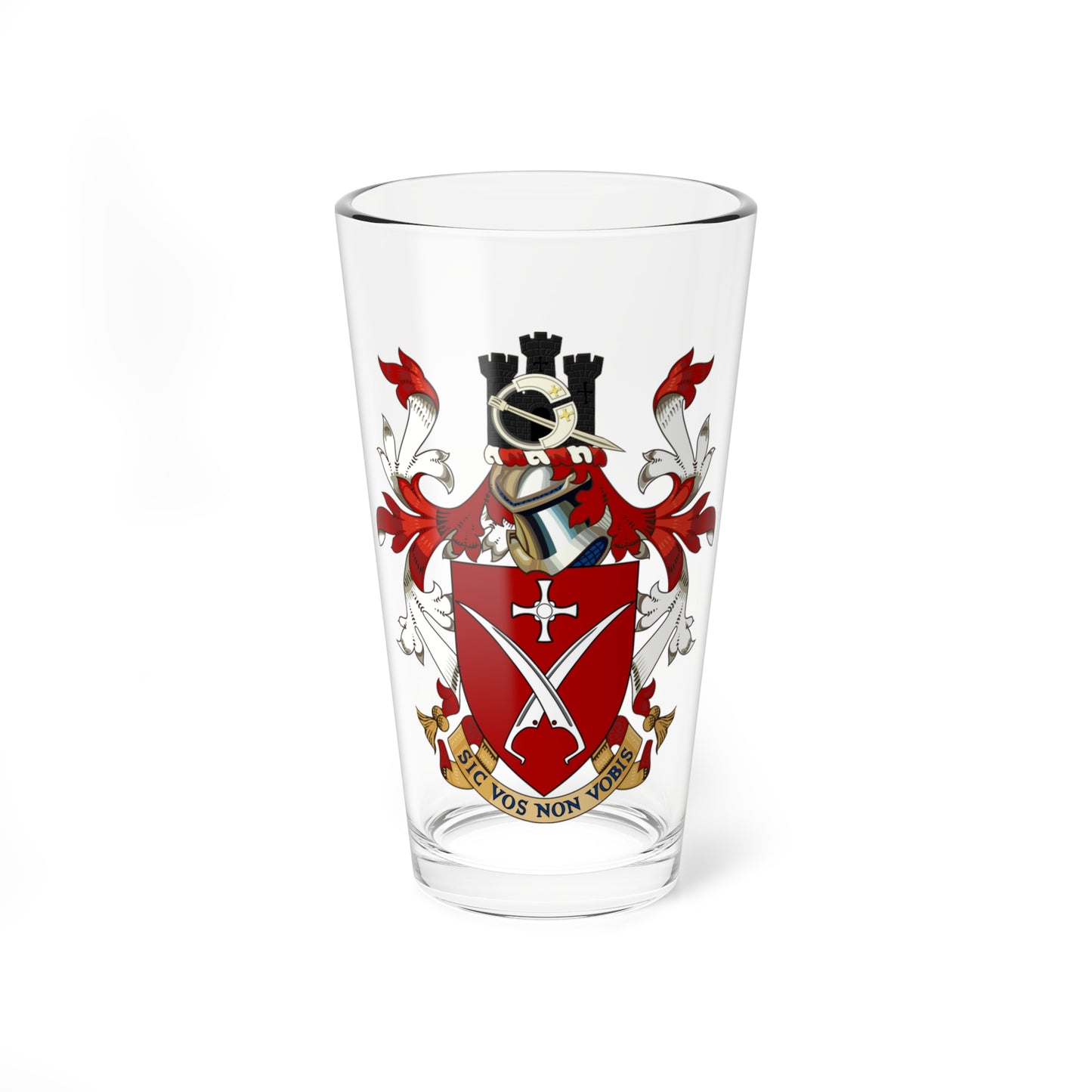 Coat of Arms of Van Mildert College Durham University (England) (Coat of Arms) Pint Glass 16oz