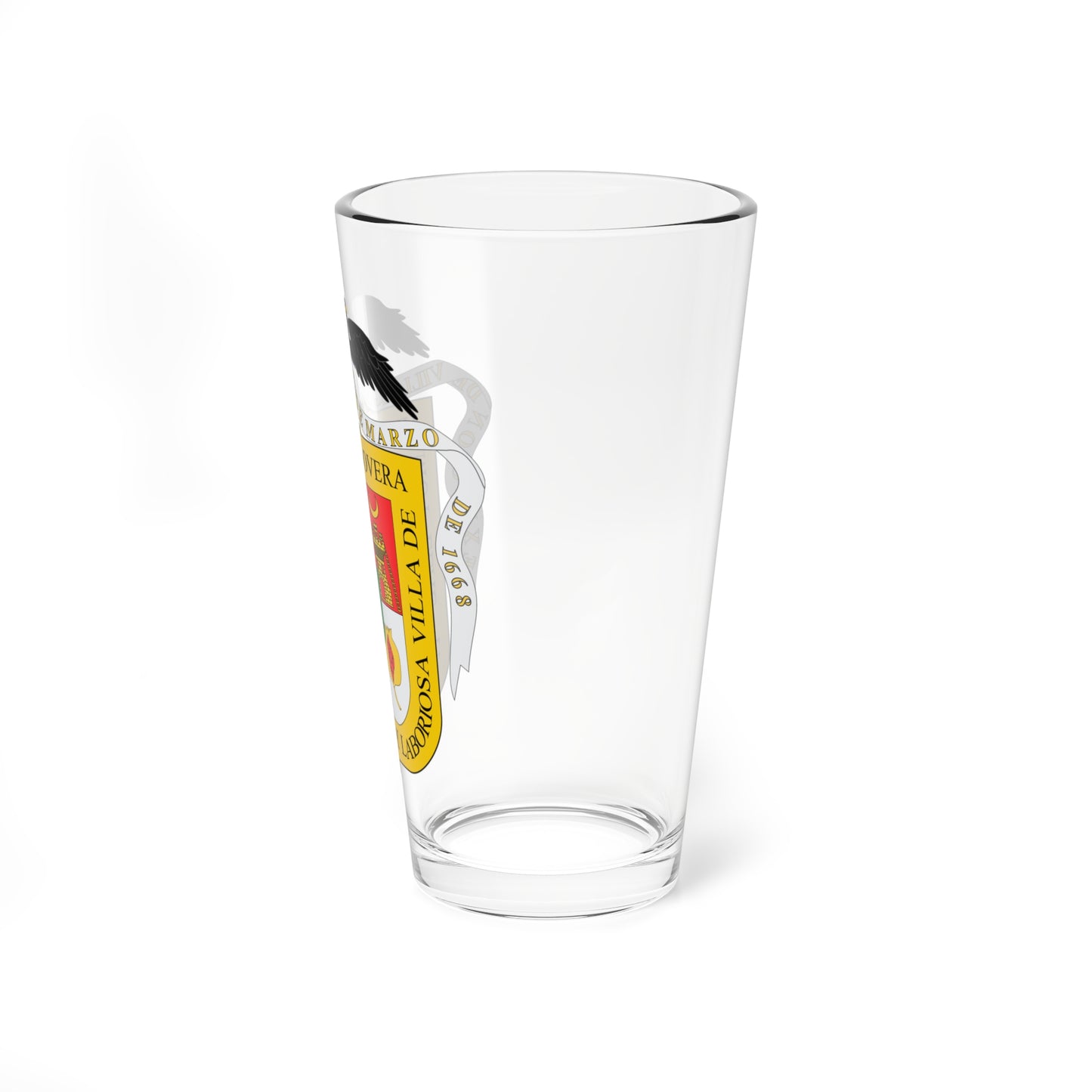 Escudo de Huercal-Overa (Spain) (Coat of Arms) Pint Glass 16oz